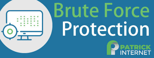 Logo for Patrick Internet's Brute Force Protection service.