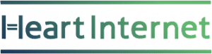 Heart Internet logo with stylised text.