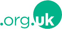 Green and white .org.uk logo