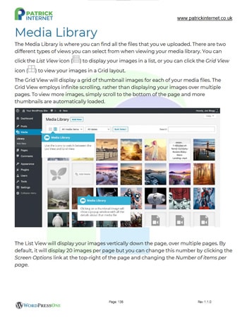 WordPress Media Library