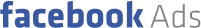 Facebook Ads logo in green on blue background.