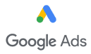 Google Ads logo with stylized 'A' on green background.