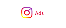 Instagram Ads logo on green background.