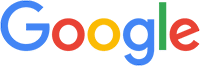 Google logo with colorful lettering