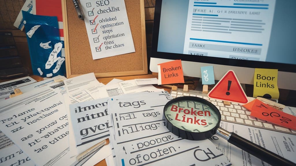 avoid on page seo errors